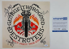 Load image into Gallery viewer, George Thorogood &amp; The Destroyers Autographed Album Cover Poster Flat
