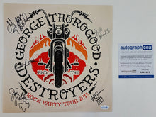 Load image into Gallery viewer, George Thorogood &amp; The Destroyers Autographed Album Cover Poster Flat
