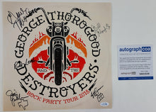 Load image into Gallery viewer, George Thorogood &amp; The Destroyers Autographed Album Cover Poster Flat
