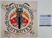 Load image into Gallery viewer, George Thorogood &amp; The Destroyers Autographed Album Cover Poster Flat
