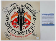 George Thorogood & The Destroyers Autographed Album Cover Poster Flat