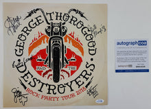 Load image into Gallery viewer, George Thorogood &amp; The Destroyers Autographed Album Cover Poster Flat
