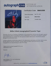 Load image into Gallery viewer, Billie Eilish Autographed Direct From Her Cassette Tape Sealed ACOA
