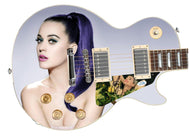 Katy Perry Autographed Custom Graphics Photo Guitar Lp Cd Album