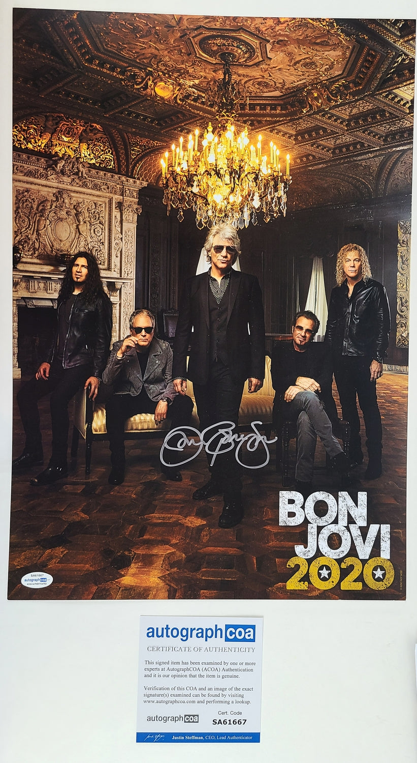 Jon Bon Jovi Autographed Signed 2020 Poster