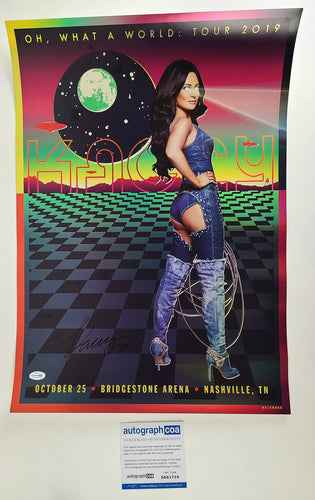 Kacey Musgraves Autographed Holofoil Poster
