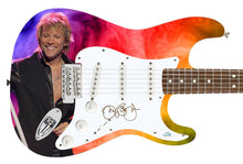 Load image into Gallery viewer, Jon Bon Jovi Autographed Signed Custom Photo Graphics Guitar ACOA
