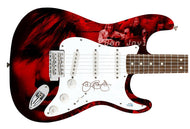 Jon Bon Jovi Autographed Signed Custom Photo Graphics Guitar ACOA