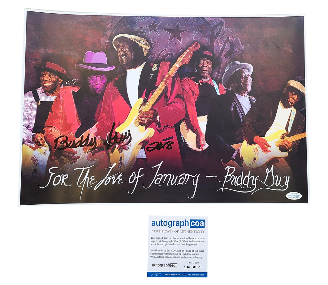Buddy Guy Autographed Signed 13x19 Photo Poster