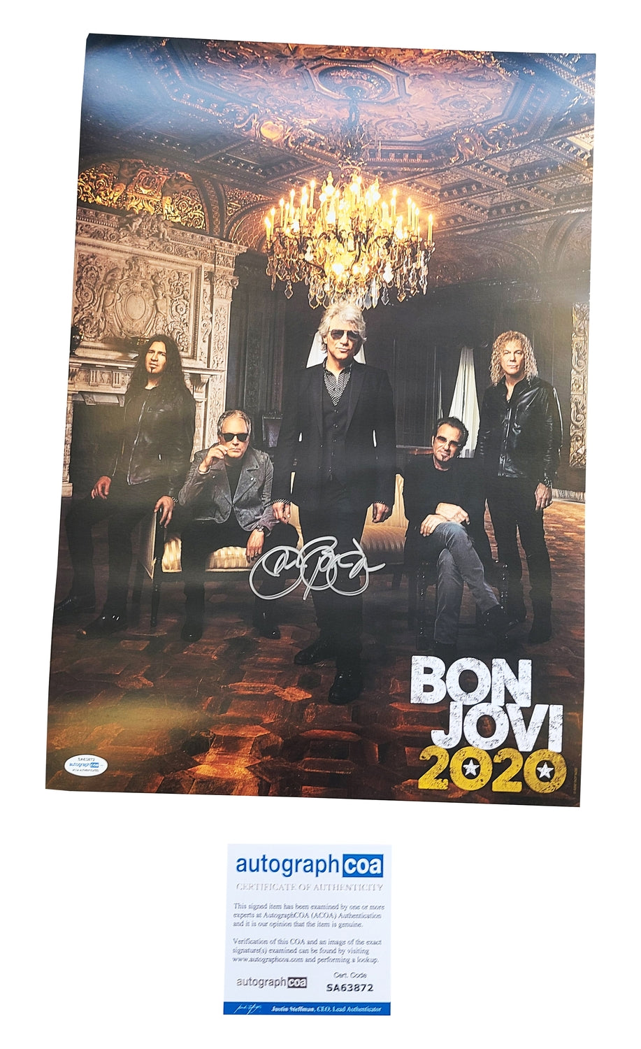 Jon Bon Jovi Autographed 13x19 Poster Litho 2020