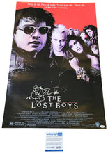 Load image into Gallery viewer, Corey Feldman Autographed &quot;Peace&quot; The Lost Boys Movie Poster
