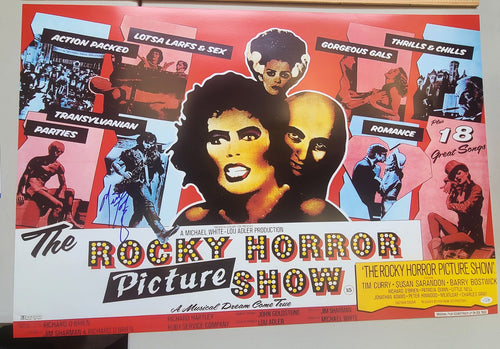 Meat Loaf Signed Rocky Horror Picture Show 24x36 Poster Exact Video Proof