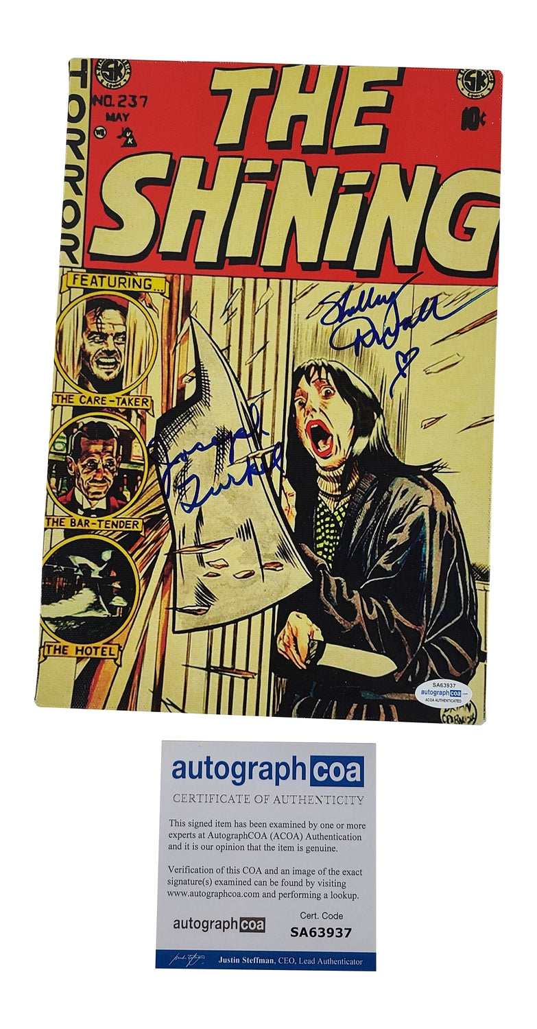 Shelley Duvall Joe Turkel Signed RARE The Shining 12x18 Comic Photo Canvas