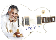 Andrea Bocelli Autographed Signed Graphics Photo Guitar