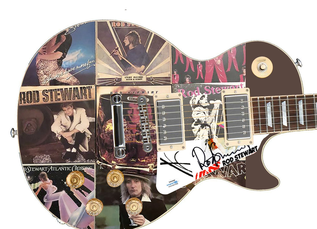 Rod Stewart Autographed Album Lp Cd Photo Guitar