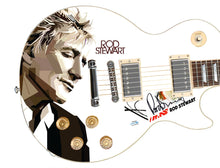 Load image into Gallery viewer, Rod Stewart Autographed 1/1 Custom Graphics Guitar
