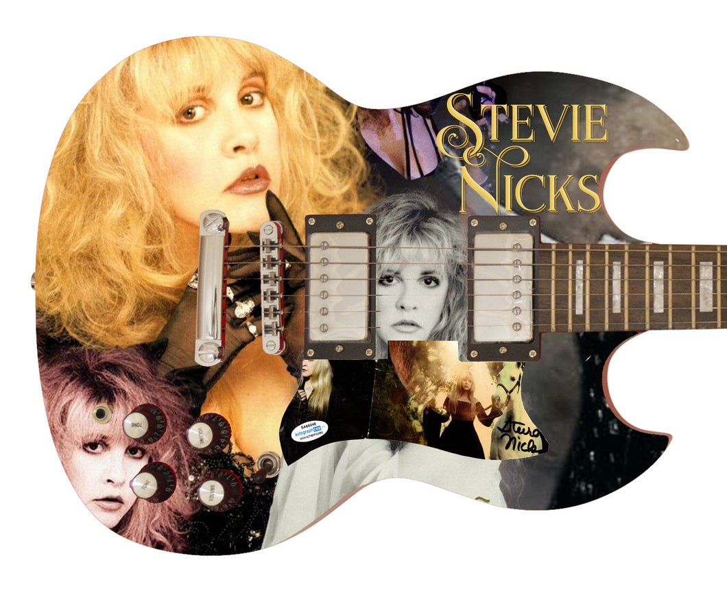 Fleetwood Mac Stevie Nicks Autographed Signed Live Concert Photo Guitar