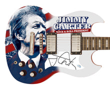 Load image into Gallery viewer, President Jimmy Carter Autographed Signed Photo Guitar
