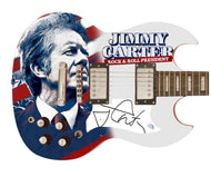 President Jimmy Carter Autographed Signed Photo Guitar