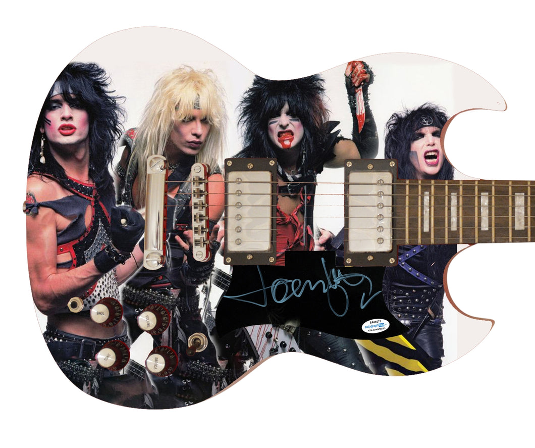 Motley Crue Tommy Lee Autographed Signed Poster Photo Guitar