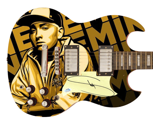 Eminem Autographed Signed Poster Photo Guitar