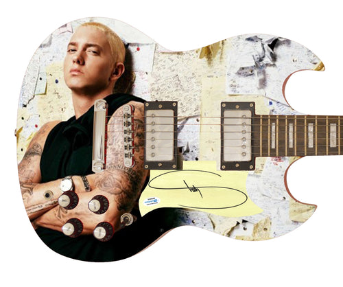 Eminem Autographed Signed Poster Photo Guitar