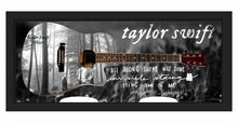 Load image into Gallery viewer, Taylor Swift Autographed Graphics Guitar w Shadowbox Display Case
