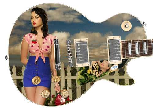 Katy Perry Autographed Signed Lp Album cd Photo Guitar