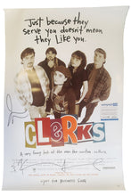 Load image into Gallery viewer, Clerks Cast Signed Autographed 27x40 Poster Kevin Smith Jason Mewes
