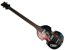 Load image into Gallery viewer, Paul McCartney Beatles Signed Left-Handed Airbrushed Hofner Bass Guitar ACOA0
