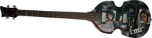Load image into Gallery viewer, Beatles Paul McCartney Signed LeftHanded Custom Graphics Hofner Bass Guitar ACOA
