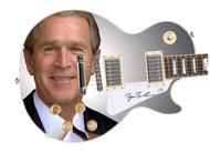 President George W. Bush Autographed Custom Graphics Guitar