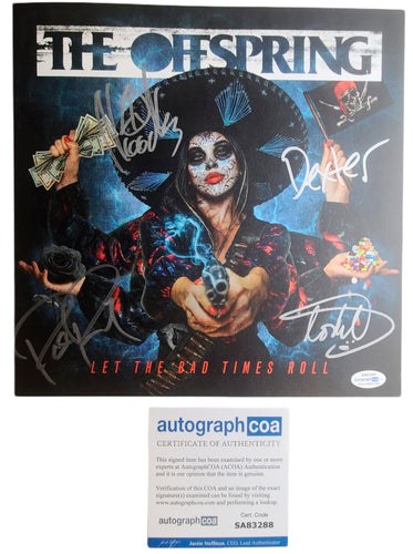 The Offspring Let The Bad Times Roll Autographed Album