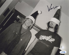 Load image into Gallery viewer, Nirvana Krist Novoselic Signed Christmas Vintage B/W Photo W Kurt Cobain
