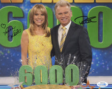 Load image into Gallery viewer, Vanna White Pat Sajak Autographed Wheel of Fortune  8x10 Photo
