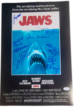 Load image into Gallery viewer, Jaws Cast x10 Autographed Signed 12x18 Poster ACOA Exact Video Proof
