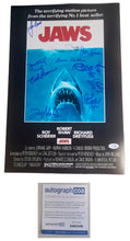 Load image into Gallery viewer, Jaws Cast x10 Autographed Signed 12x18 Poster ACOA Exact Video Proof
