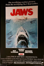 Load image into Gallery viewer, Jaws Cast x10 Autographed Signed 24x36 Poster ACOA Exact Video Proof
