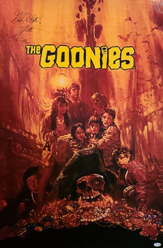 Corey Feldman The Goonies Autographed 24x36 Poster ACOA Exact Proof