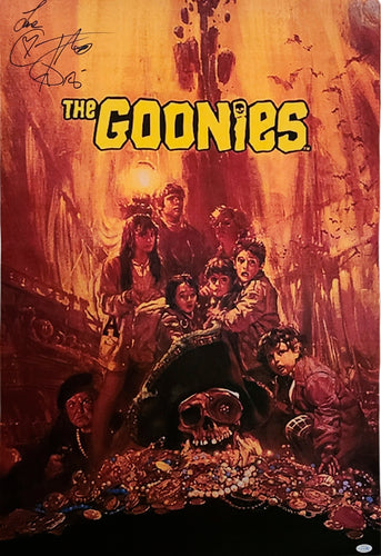 Corey Feldman The Goonies Autographed 24x36 Poster ACOA Exact Proof