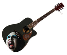 Load image into Gallery viewer, Marilyn Manson Autographed Signed Acoustic Graphics Guitar ACOA ACOA
