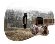 Taylor Swift Evermore Autographed Signed Custom Photo Graphics Guitar ACOA