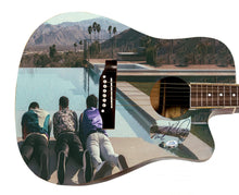Load image into Gallery viewer, Jonas Brothers Happiness Begins Autographed Custom Photo Graphics Guitar ACOA
