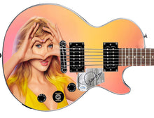 Load image into Gallery viewer, Taylor Swift Autographed Gibson Epiphone Les Paul Photo Graphics Guitar ACOA
