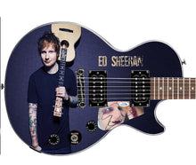 Load image into Gallery viewer, Ed Sheeran Bad Habits Autographed Gibson Epiphone Les Paul Graphics Guitar ACOA
