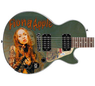 Fionna Apple Autographed Gibson Epiphone Les Paul Photo Graphics Guitar ACOA
