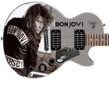 Load image into Gallery viewer, Jon Bon Jovi Autographed Signed Gibson Epiphone Les Paul Graphics Guitar ACOA
