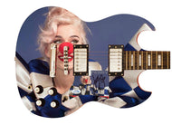 Katy Perry Autographed Signed Smile Custom Photo Graphics Guitar ACOA