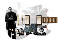 Meat Loaf Autographed Signed Custom Photo Graphics Guitar ACOA