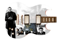 Meat Loaf Autographed Signed Custom Photo Graphics Guitar ACOA